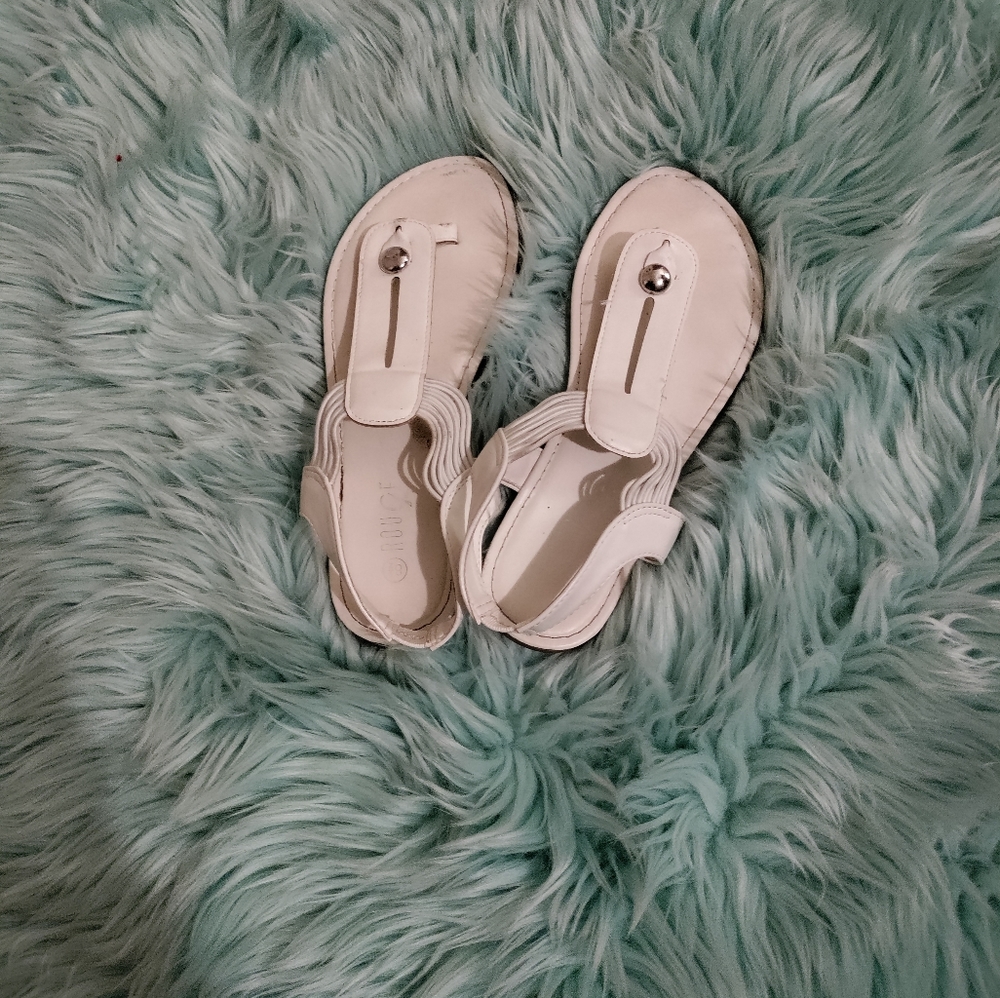 Rouge Sandals 8.5 White